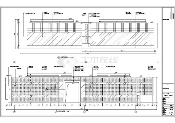 某建筑面积580平米中餐厅装修设计cad全套施工图（含效果图）-图一