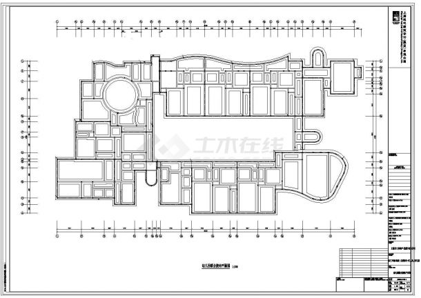 哈尔滨市某社区幼儿园3层教学楼全套电气系统设计CAD图纸-图一