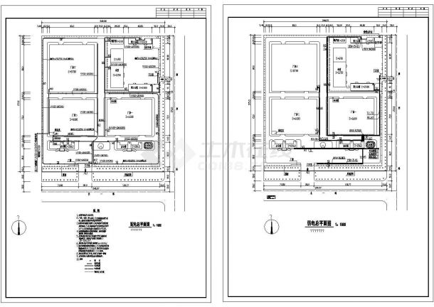 苏州某工业园总平面电气设计CAD施工图-图一