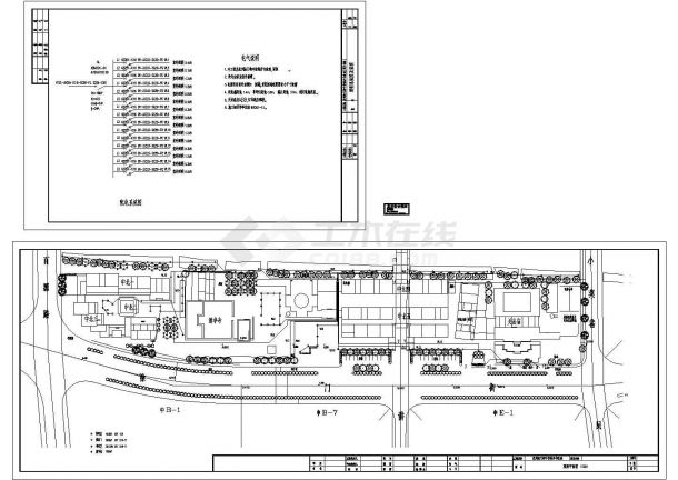 泉州涂门街中段保护与改建电气设计CAD施工图-图二