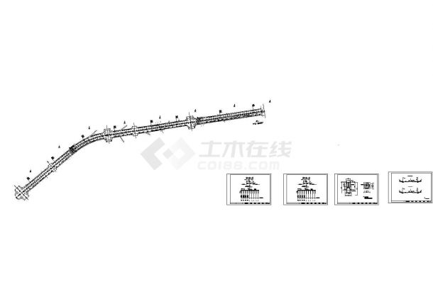 成都市金牛区某道路照明系统设计CAD施工图-图二