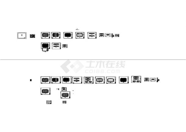 某地区艺新圆柱工程结构CAD设计施工图-图一