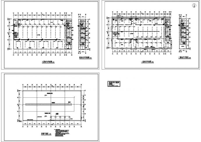 厂房设计_济南市某五金厂3层厂房电气系统设计CAD施工图_图1