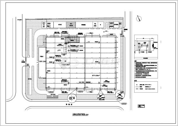 厂房设计_漳州市某工厂厂房总等电位联结平面设计CAD施工图-图一