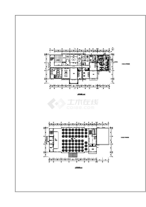 南阳岭崇沙文化礼堂（3000平方） 空调 设计图-图二