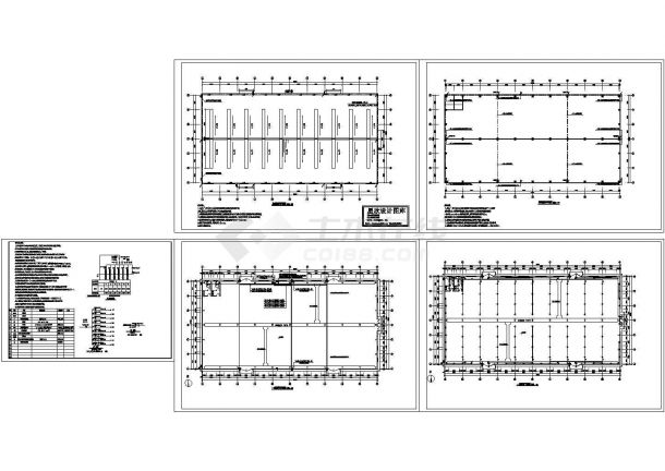 厂房设计_兰州某小型皮革厂厂房照明系统设计CAD施工图-图一