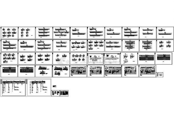 成都某配料制造厂车间配电系统设计CAD施工图（42张）-图一