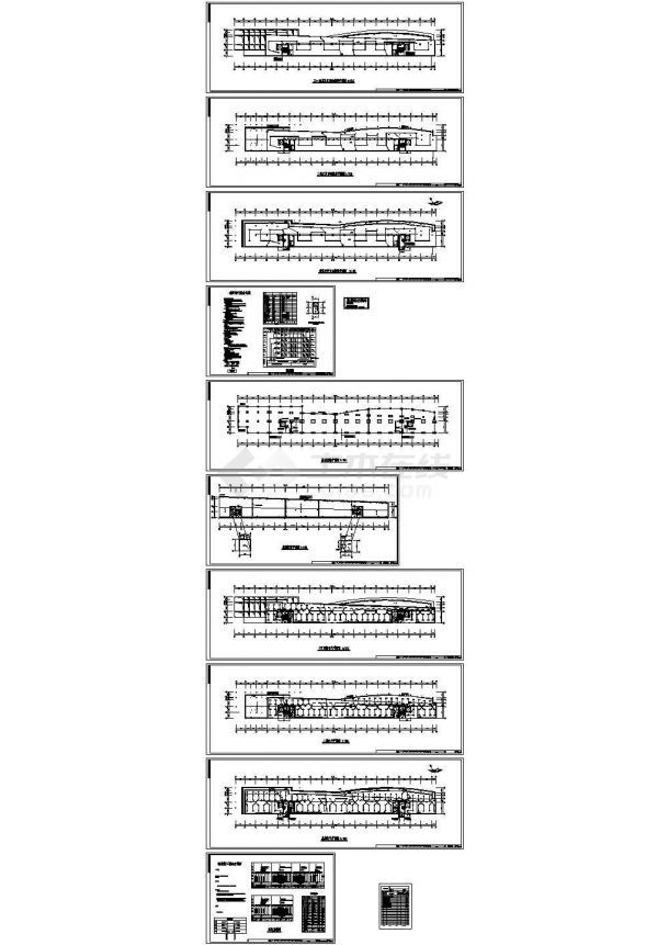 上海长宁区某电子厂4层车间电气系统设计CAD施工图-图二