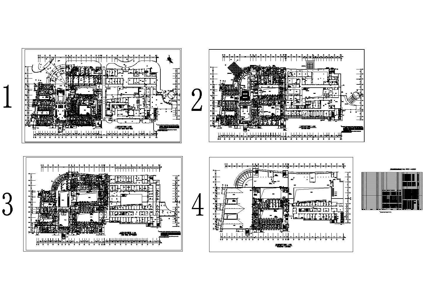 办公楼设计_【苏州】某医院办公楼全套中央空调设计cad施工方案图