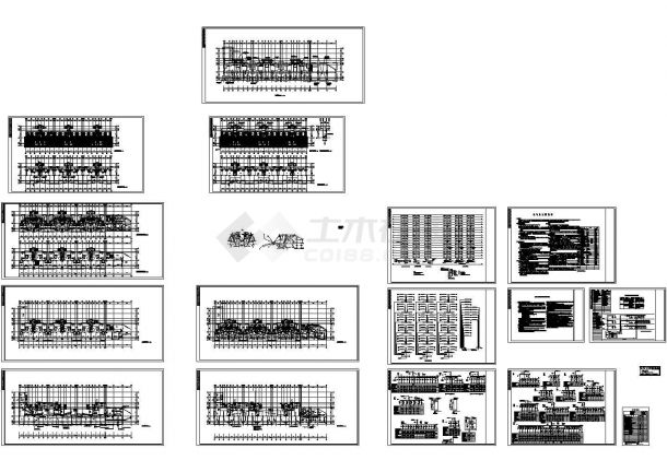 常州高层住宅电气系统设计施工cad图纸，共十五张-图一