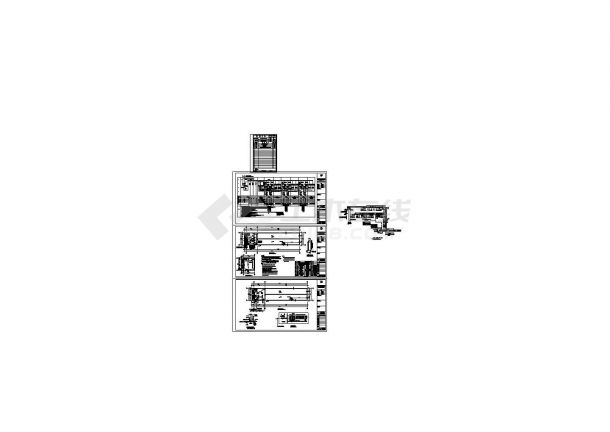 某标准型号带消防机械应急启动装置消防泵房电气详细设计施工CAD图纸-图二