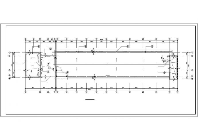 西安市某艺术学院3000平米4层框架结构教学楼建筑设计CAD图纸_图1