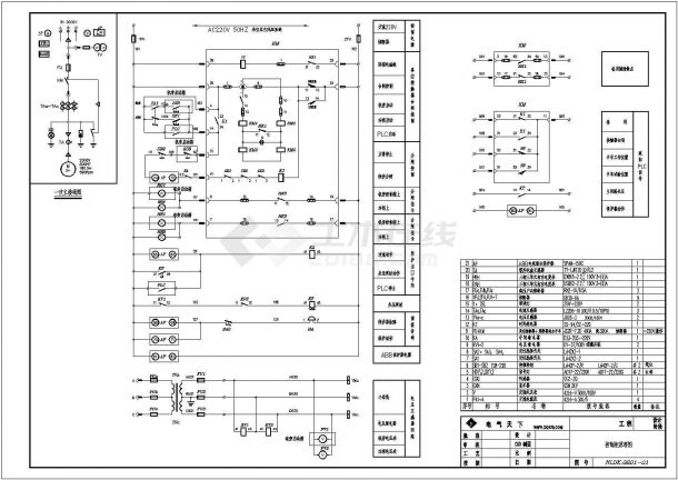 某配电工程高压电机控制柜设计cad全套电气原理图（标注详细）-图一