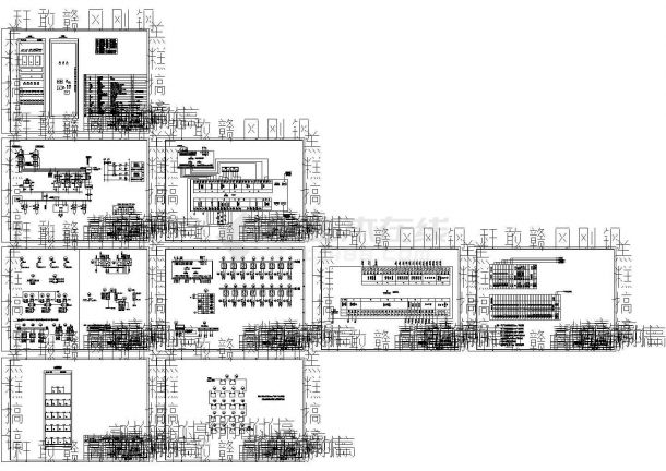 某35KV变电站设计cad全套综合自动化系统图纸（甲级院设计）-图一