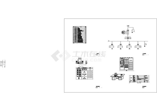 某35KV变电站设计cad全套综合自动化系统图纸（甲级院设计）-图二