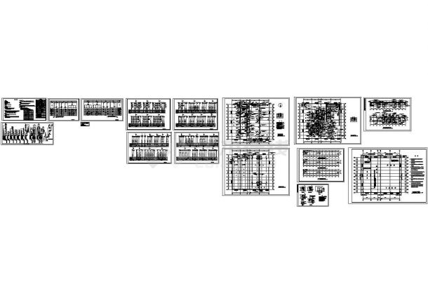汉中市某大型库房电气系统设计CAD施工图-图一