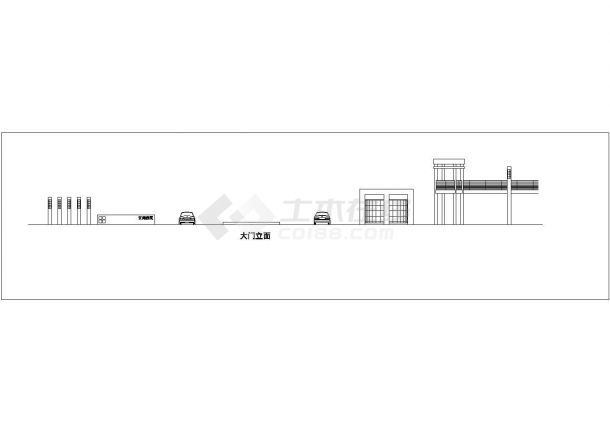 无锡市江南雅苑小区10层框架结构住宅楼平立面设计CAD图纸-图一
