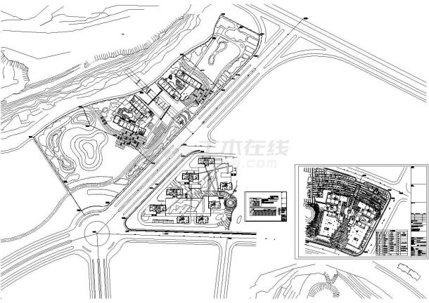 北京顺义区某科技景观照明系统设计CAD施工图-图二