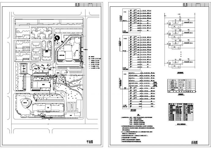 汉中市汉山广场景观照明平面+系统设计CAD施工图_图1