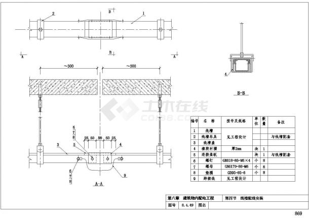 某标准新型建筑物内配电工程电气设计原理CAD图纸-图一