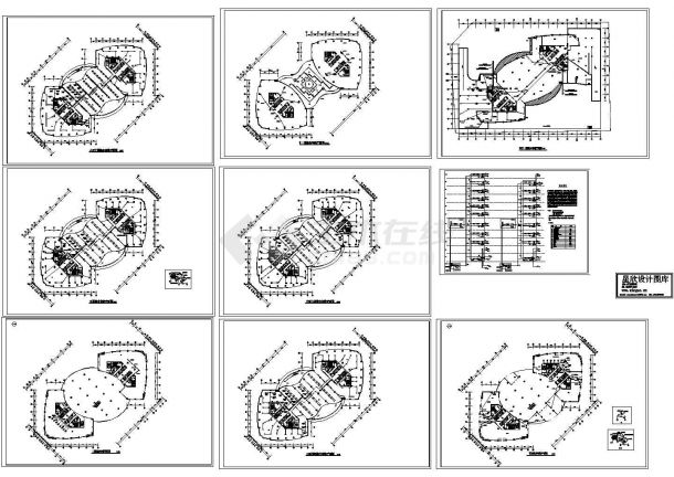 办公楼设计_某标准新型办公楼建筑综合布线系统电气设计原理CAD图纸-图一