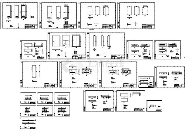 某标准型配电柜GGD结构详细设计施工CAD图纸-图一