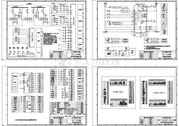 某标准型300系列装置用电气原理设计施工CAD图纸-图一