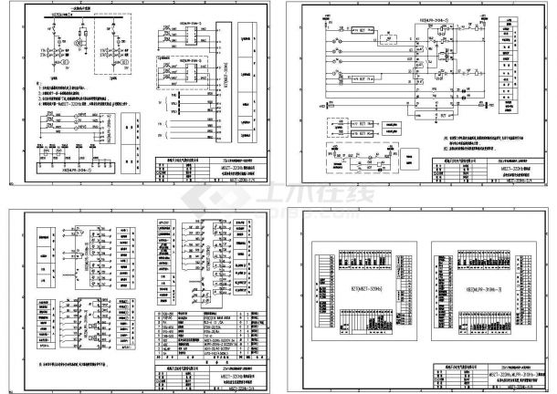 某标准型300系列装置用电气原理设计施工CAD图纸-图二