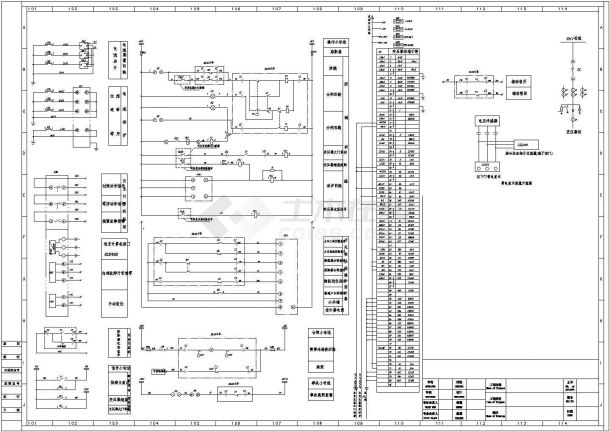 某标准型联合利华设备电气原理设计施工CAD图纸-图一
