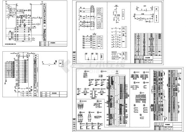 某标准型异步电动机原理接线电气原理设计施工CAD图纸-图一