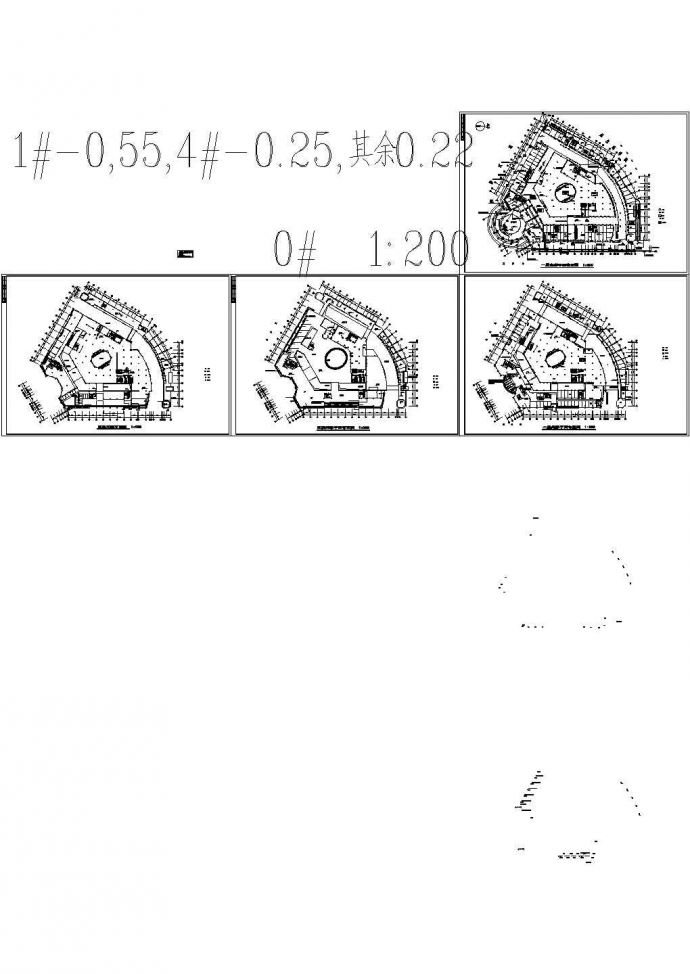 某标准型建筑内部光彩系统电气原理设计施工CAD图纸_图1
