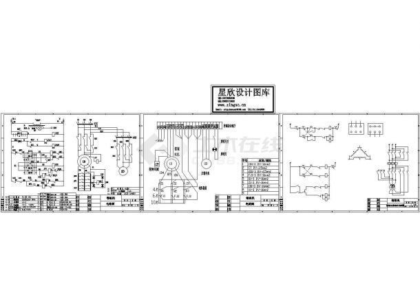 某标准型卷板机设备电气原理设计施工CAD图纸-图一