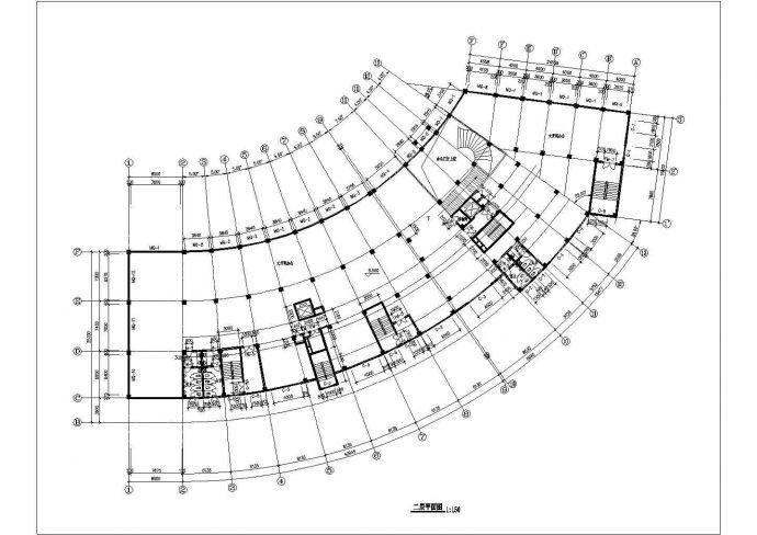 徐州市某临街1.9万平米15层剪力墙结构商务写字楼建筑设计CAD图纸_图1