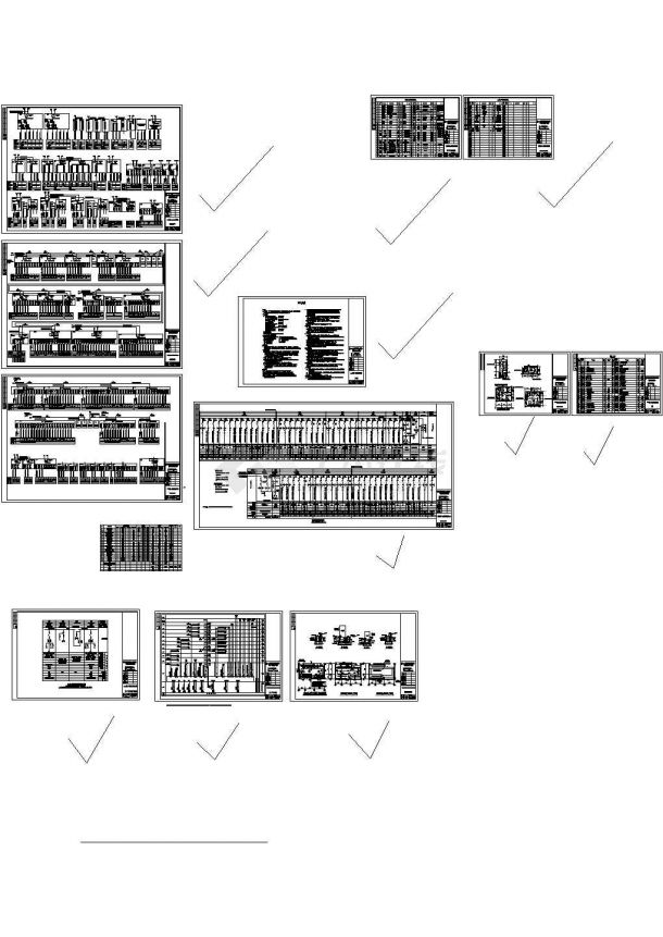 【苏州】大型医院建筑CAD设计施工图(包括电气图高低压系统图、配电房布置图)-图一