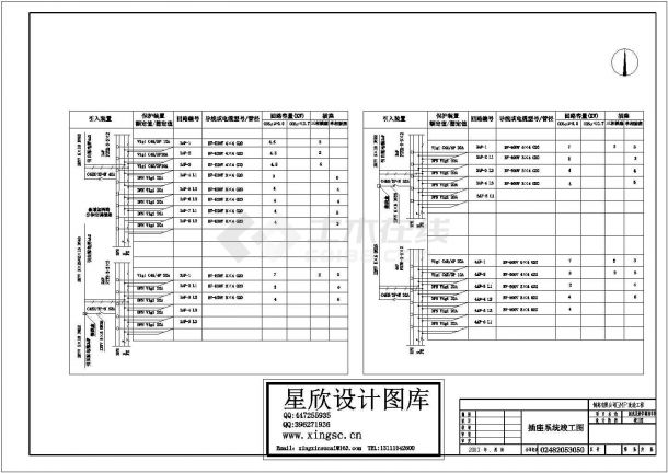 昆山某药厂GMP工程插座系统设计CAD施工图-图二