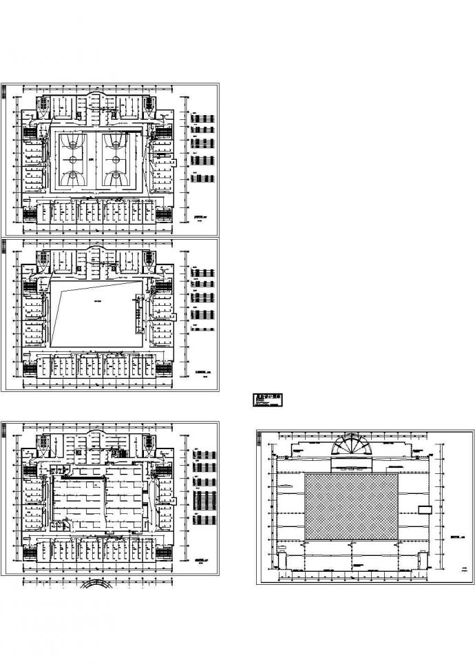 洛阳市某高档职业技术学校6层教学楼电气系统设计CAD施工图_图1