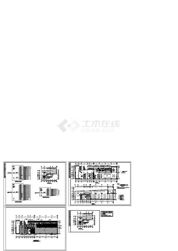 上海某知名娱乐商务会所电气系统设计CAD施工图-图二