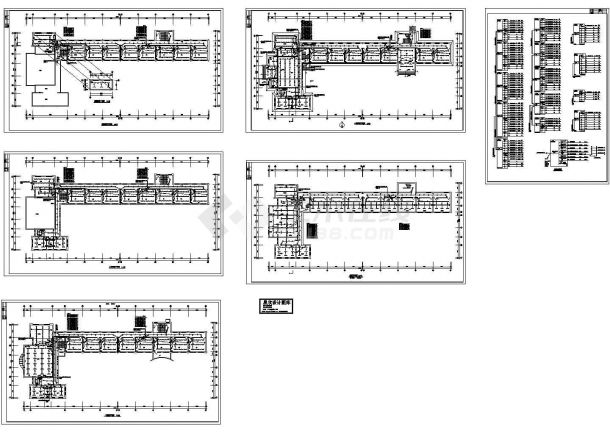 抚顺市某高级中学4层教学楼电气系统设计CAD施工图-图一