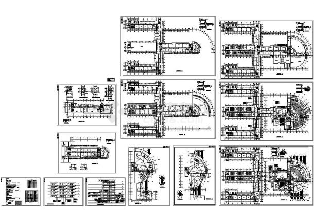 3.万平米7层教学楼火灾自动报警系统设计CAD施工图-图一