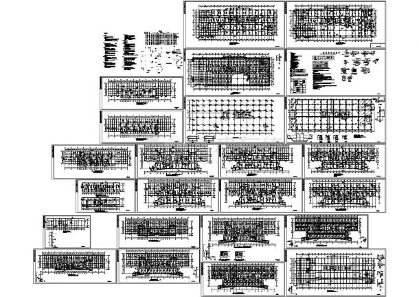 某高层国际商务大厦建筑施工设计CAD全套图纸-图一