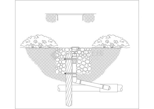 某景观花钵设计cad建筑施工详图-图一