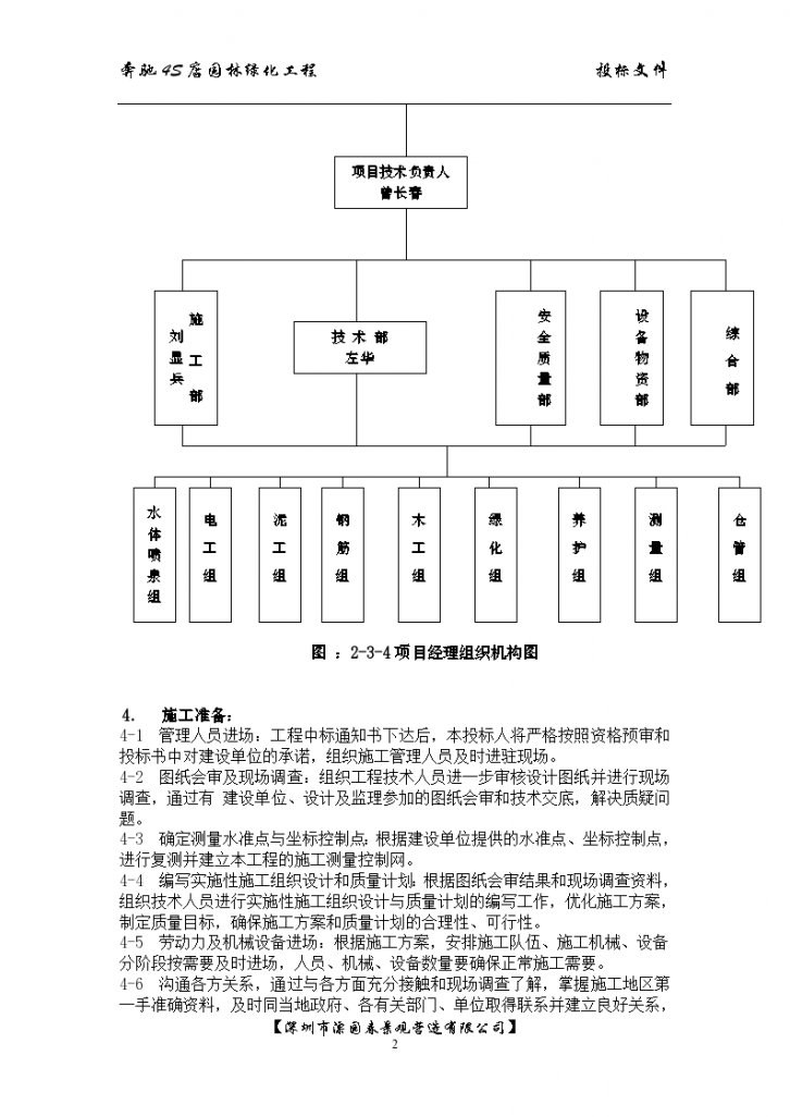 中气南方S店绿化景观装饰施工设计方案-图二