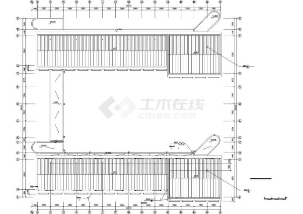 天津市某高校5层砖混结构学生宿舍楼全套建筑设计CAD图纸-图一