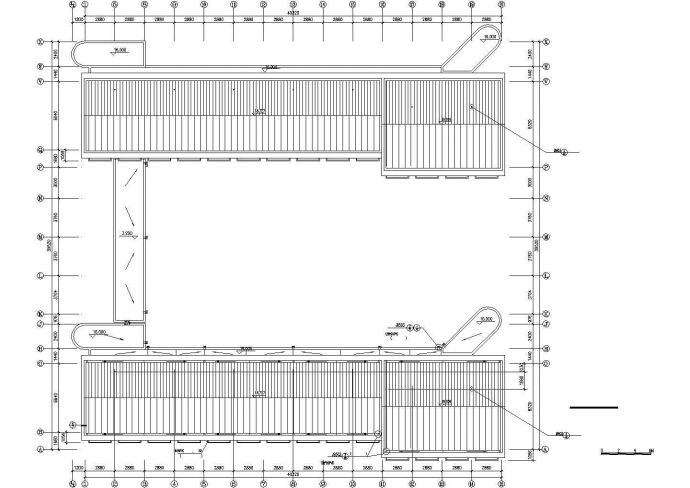 天津市某高校5层砖混结构学生宿舍楼全套建筑设计CAD图纸_图1