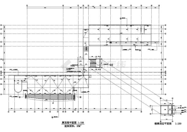 上海市某私立幼儿园2800平米左右三层框架结构教学平面设计CAD图纸-图一