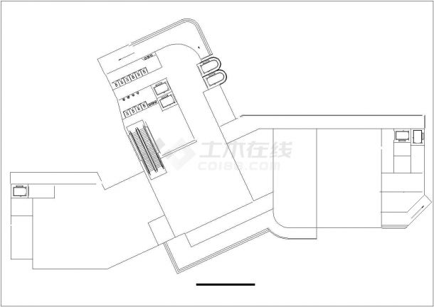 湖南长沙南大医院方案平面设计CAD图纸-图一