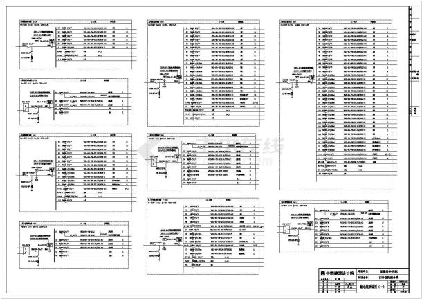 保康中医院全专业设计施工高低压配电系统CAD图纸-图一