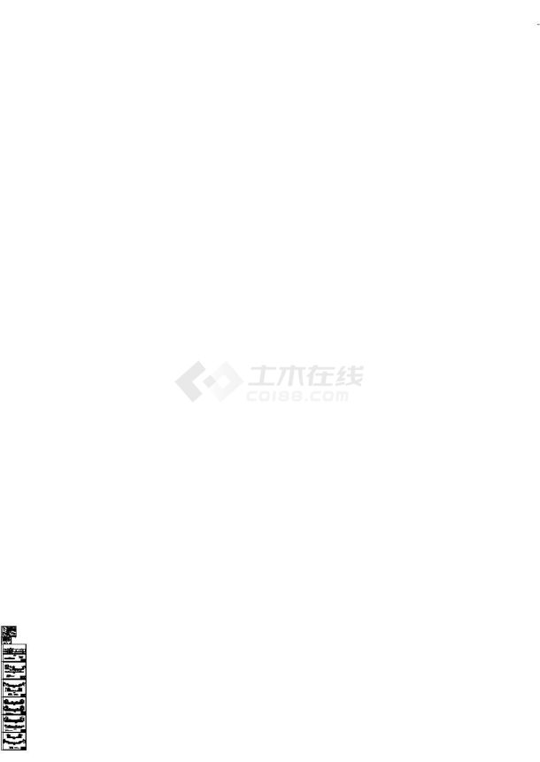宜昌市某大型橡胶坝加固工程全套建筑设计CAD施工图-图二
