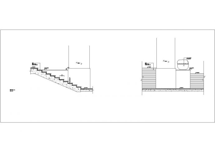某广场景观台阶设计cad建筑施工详图_图1