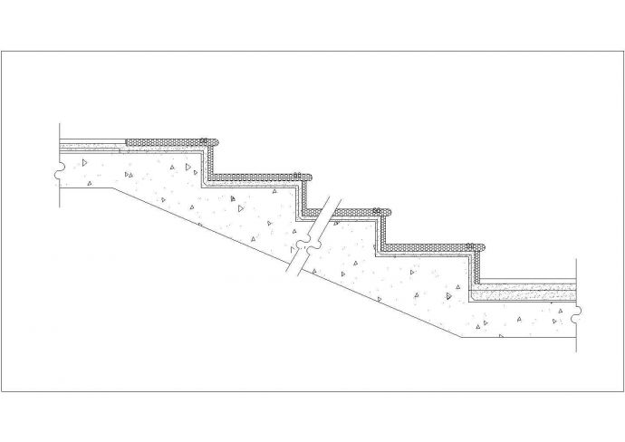 某景观台阶规划设计cad立面方案图（英文标注）_图1